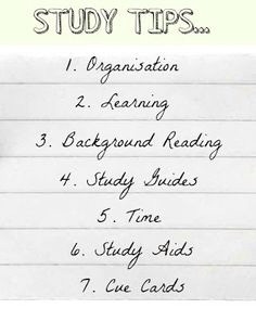 ✏️Studying Tips📓