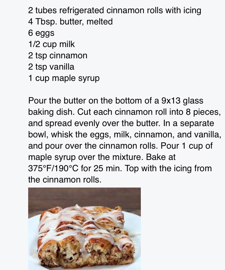 Cinnamon Roll French Toast Bake