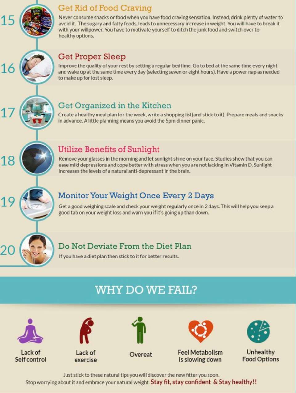 20 Simple Tips To Lose Weight In 10 Days!!!