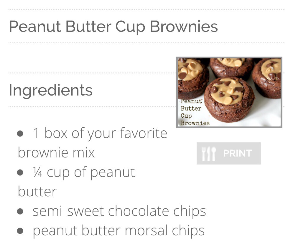 Peanut Butter Cup Brownies. 🙏