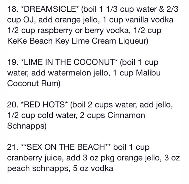 70 Jello Shot Recipes 🍸🍹