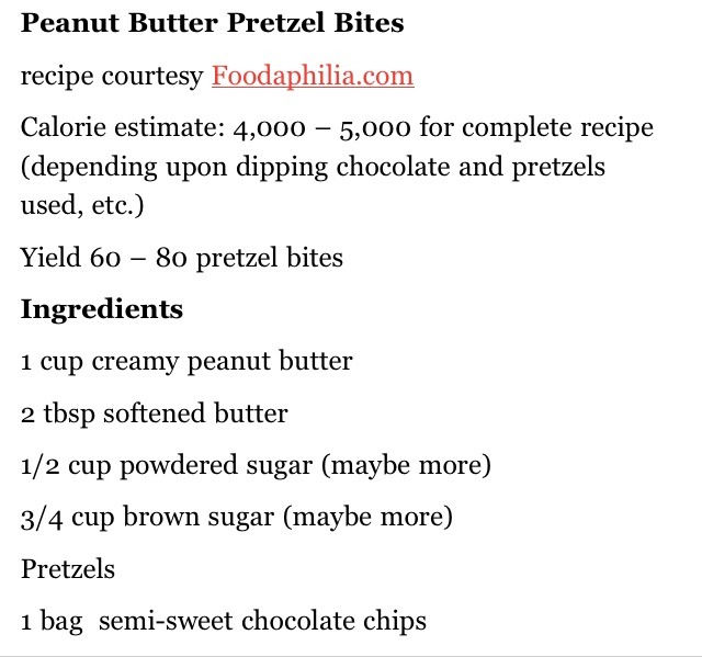 Peanut Butter Chocolate Pretzels 