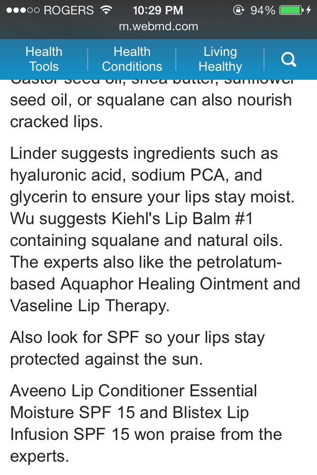 Getting Rid Of Winter Chapped Lips 
