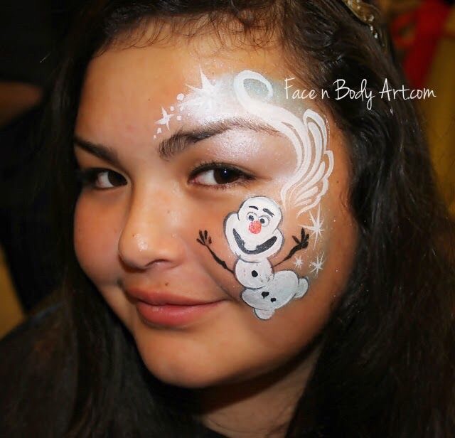 Face And Body Paint: Forehead And Sides. 