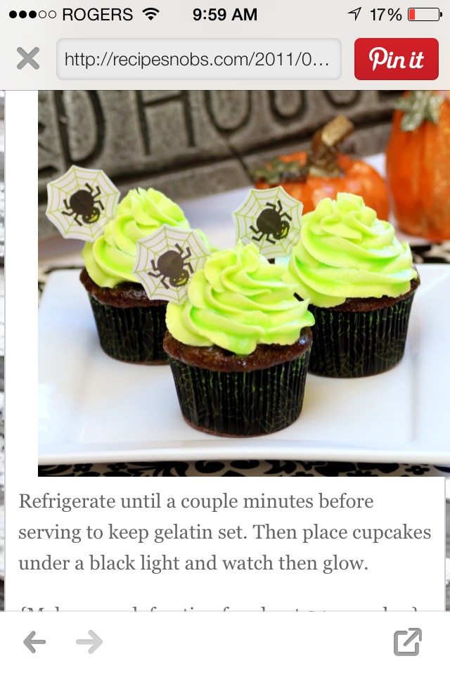 Use Tonic Water To Make Frosting Glow! Check Out The Recipe Here!