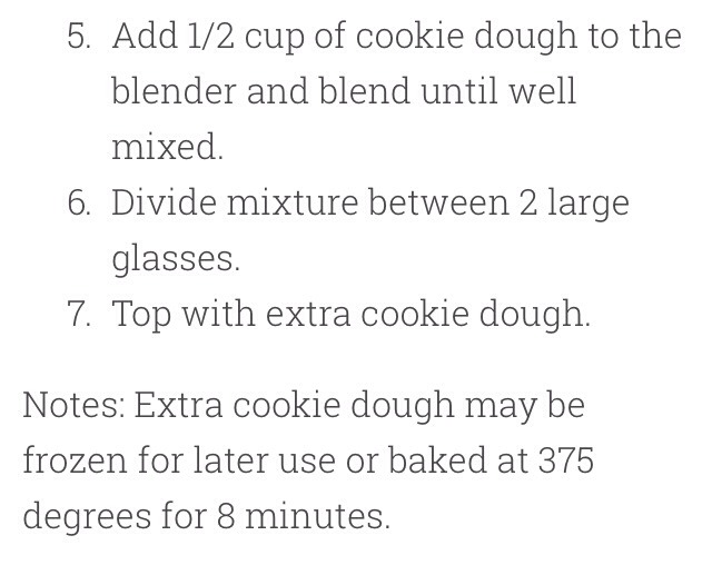Cookie Dough Blizzard 