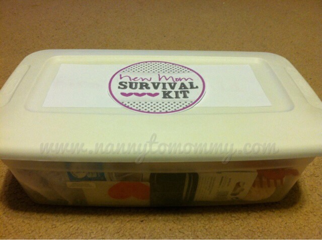 Diy New Mom Survival Kit   