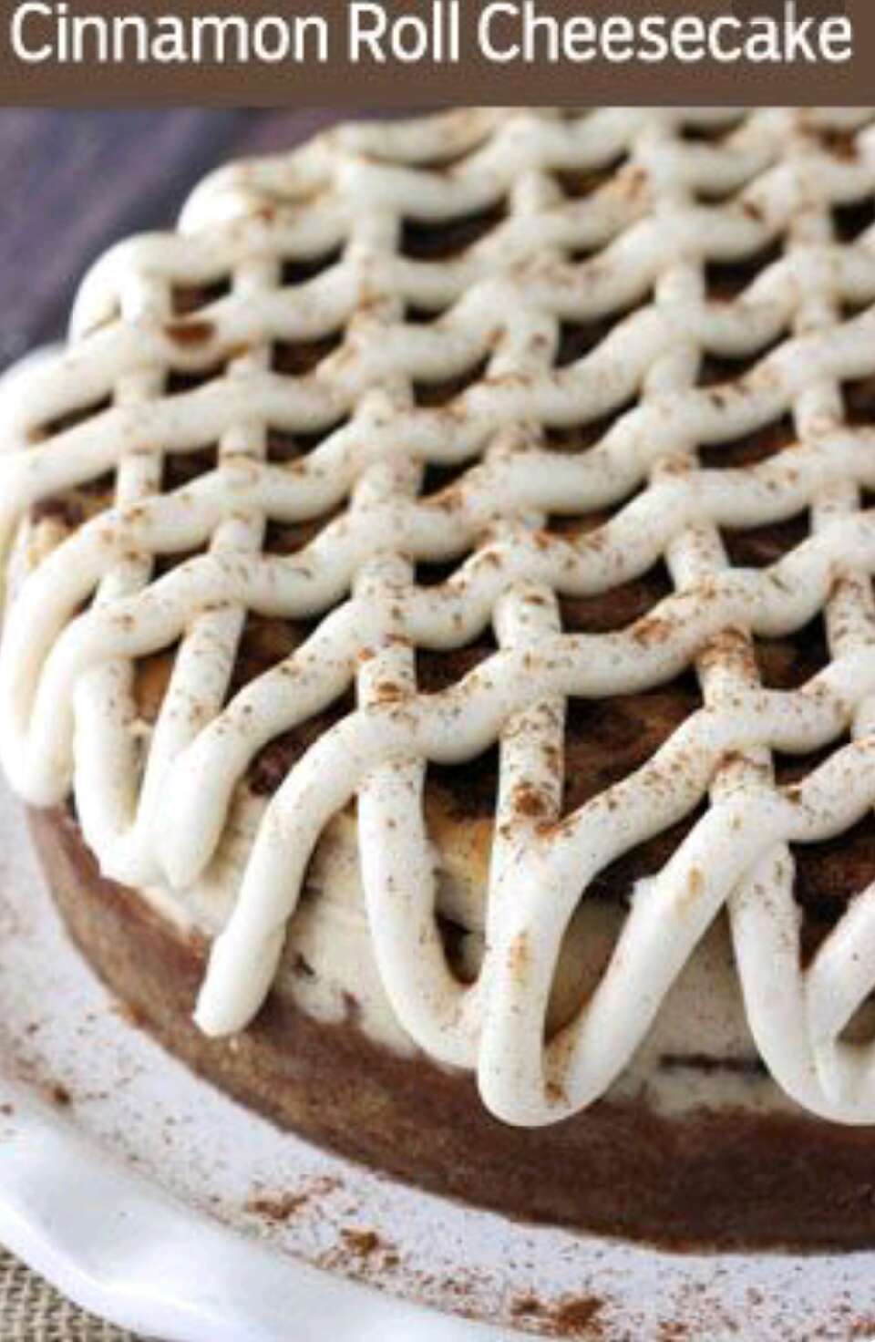 Cinnamon Roll Cheesecake!