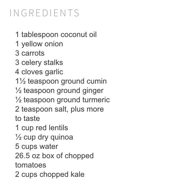 Vegetarian soup