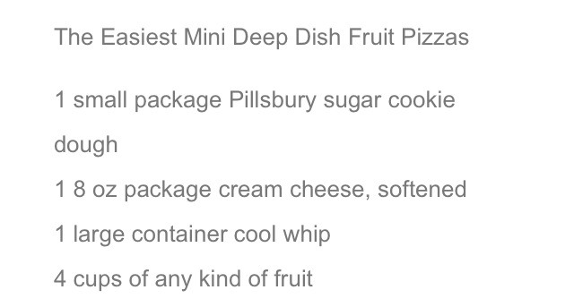 Easy Deep Dish Fruit Pizza!! So Good And Easy To Make 