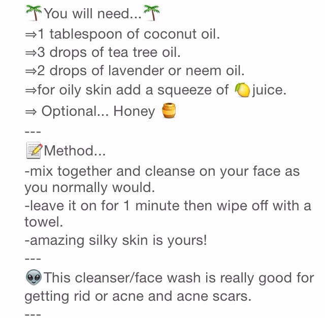 DIY Coconut Face Wash 
