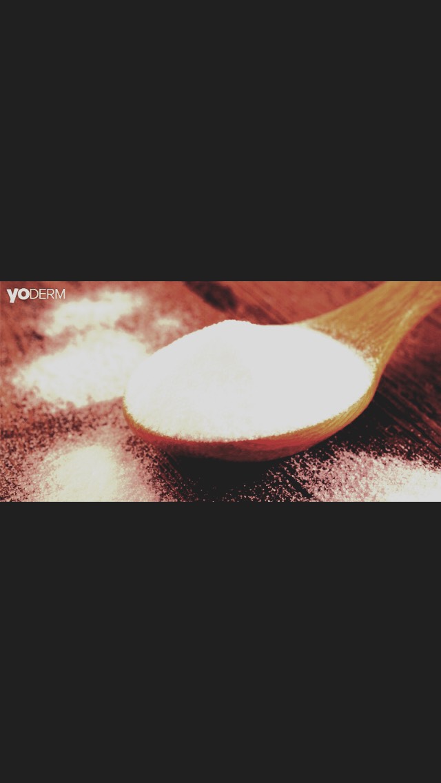 First, get 3 tablespoons of sugar