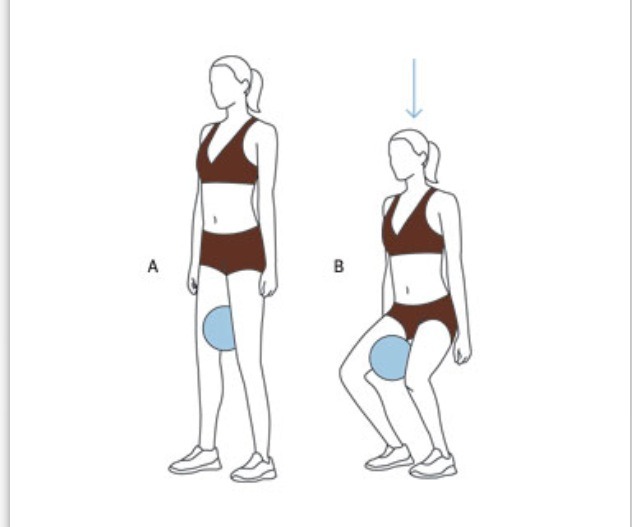 Squat with ball