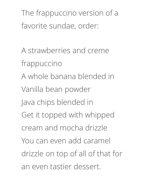 15 Secret Starbucks Menu Recipes 👍☕️