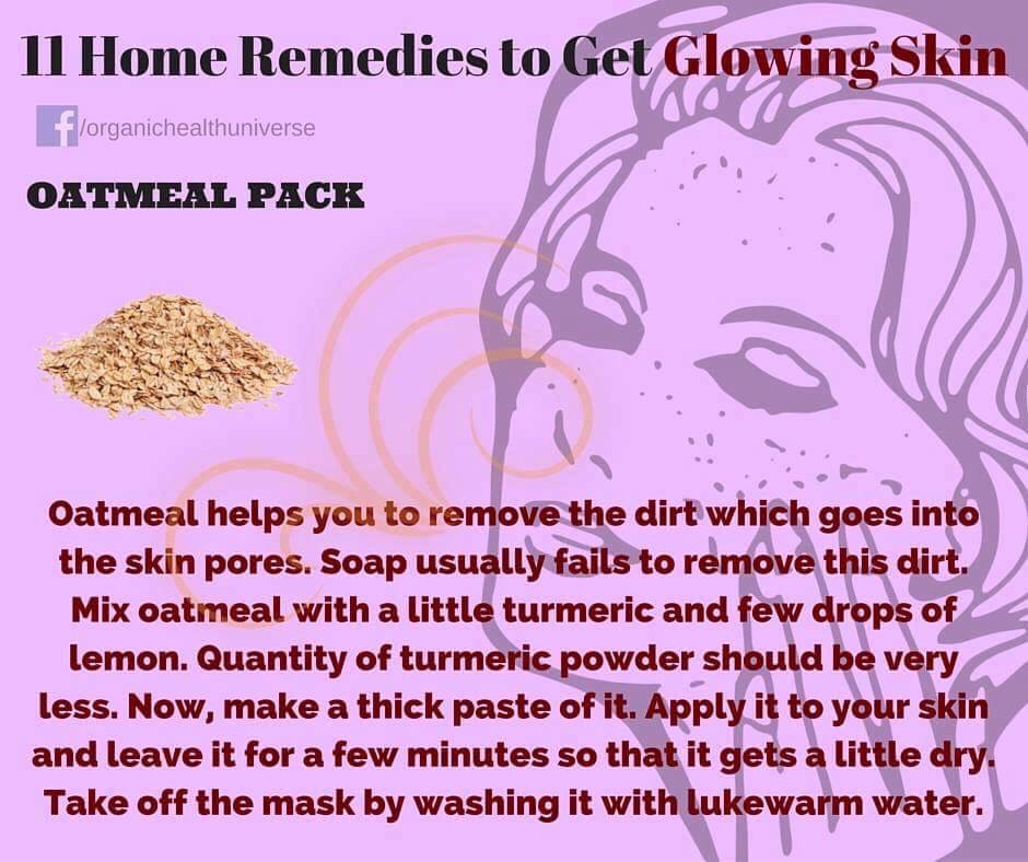 11 Home Remedies To Get Glowing Skin. 