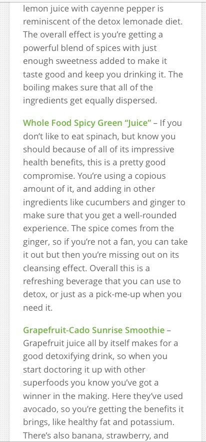 💟32 Detox Drinks And 8 Detox Waters💟
