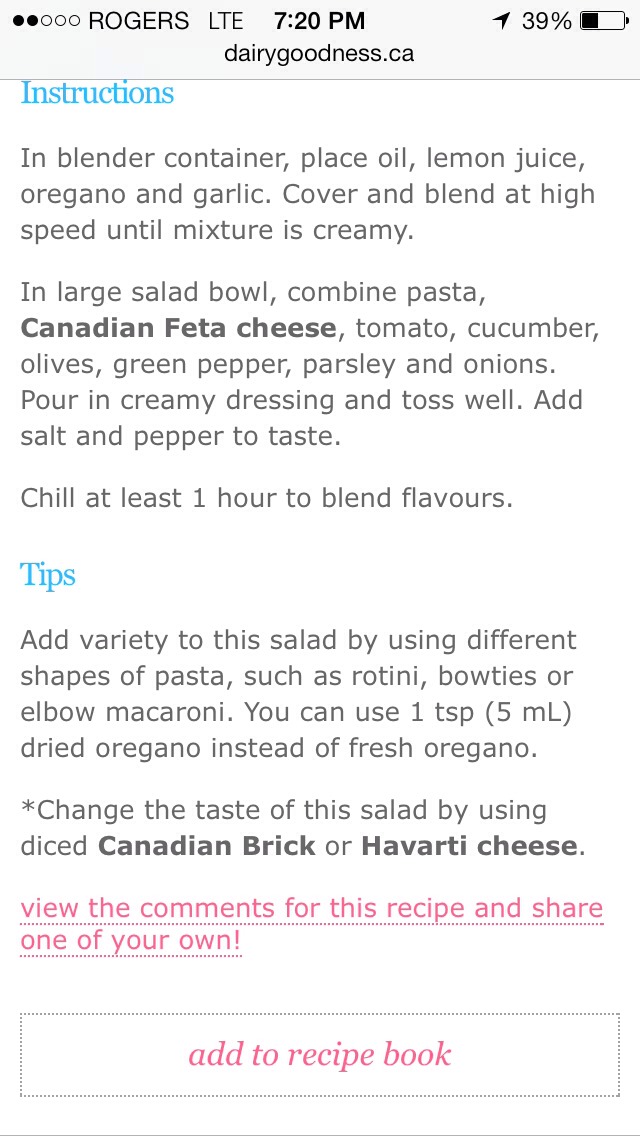 Easy And Quick Pasta Salad 