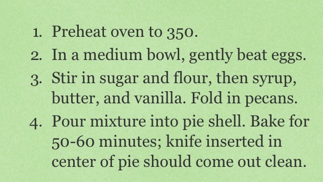 Pecan Pie Recipe