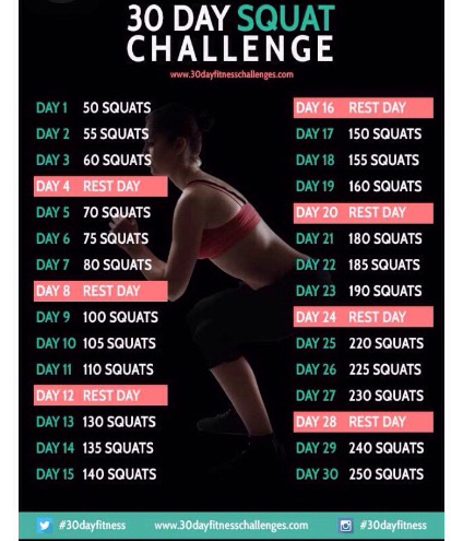 30 Day Workout Challenge 