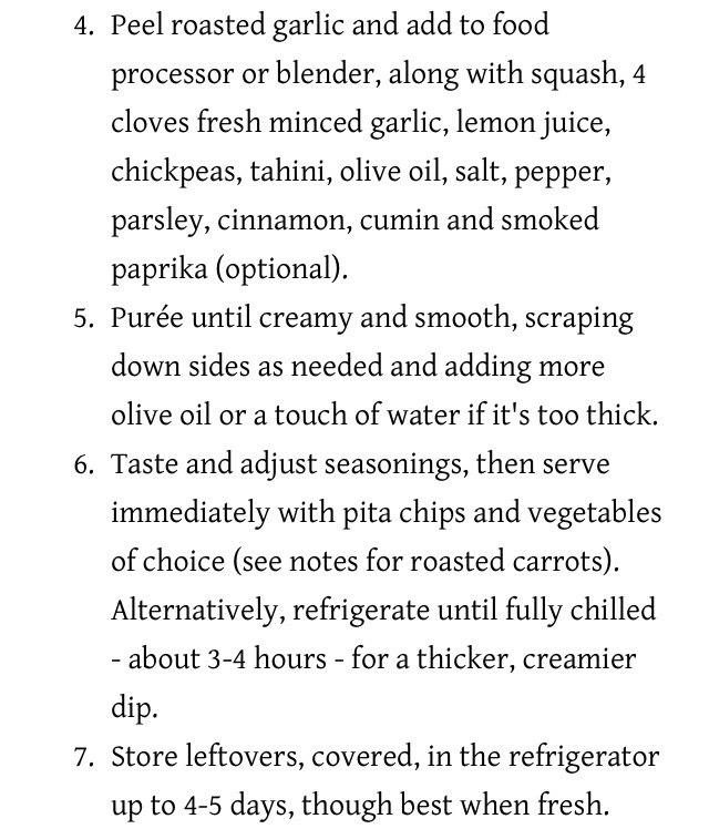 Creamy Butternut Squash Hummus 