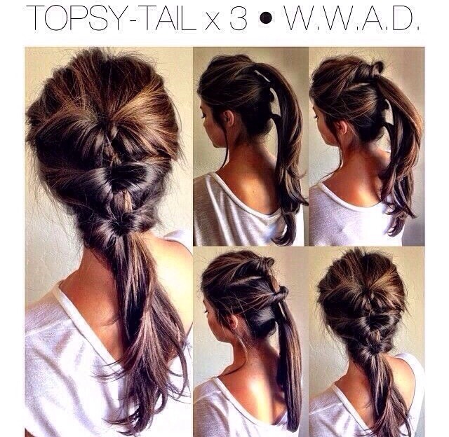 9 Cute Hair Styles Anyone Can Do In 2 Minutes Or Less. 