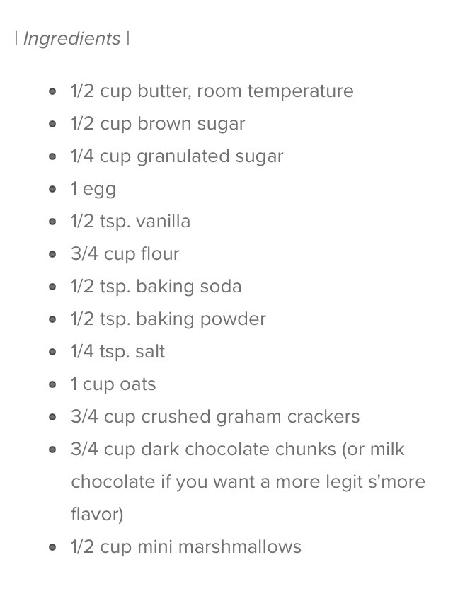 Smores Oatmeal Cookies