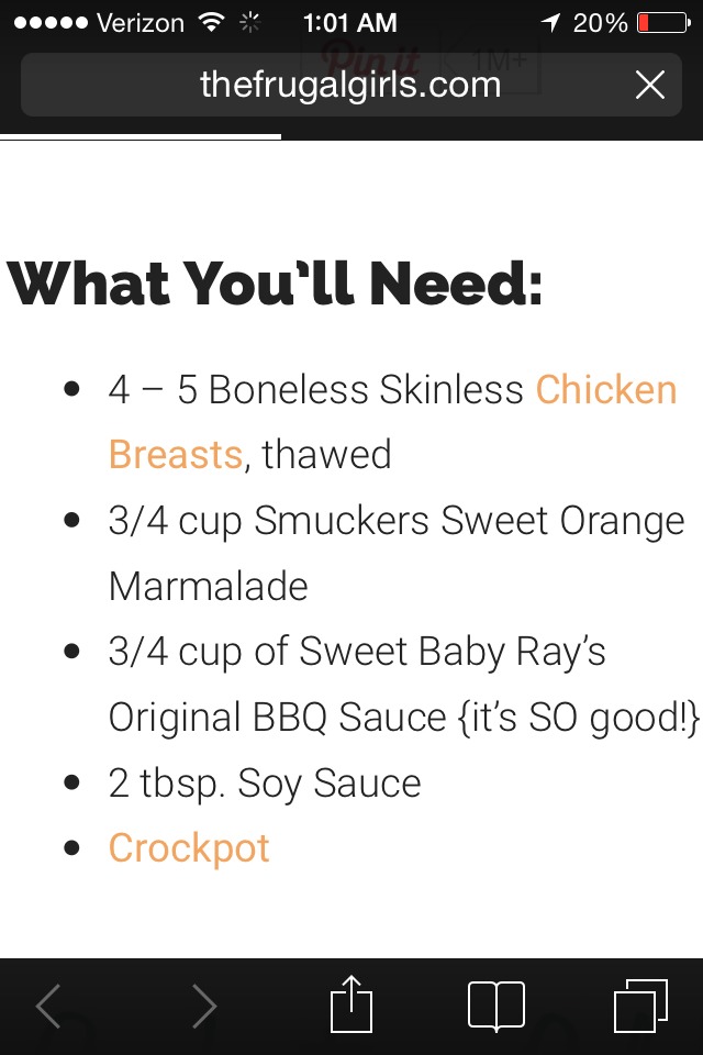Crockpot Orange Chicken Super Easy & Super Nummy!! Must try :-) Plus more :^]