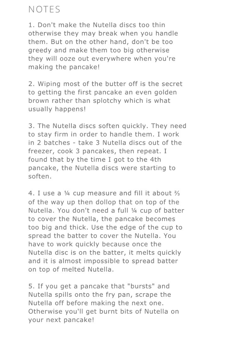💫Nutella Stuffed Pancakes💫