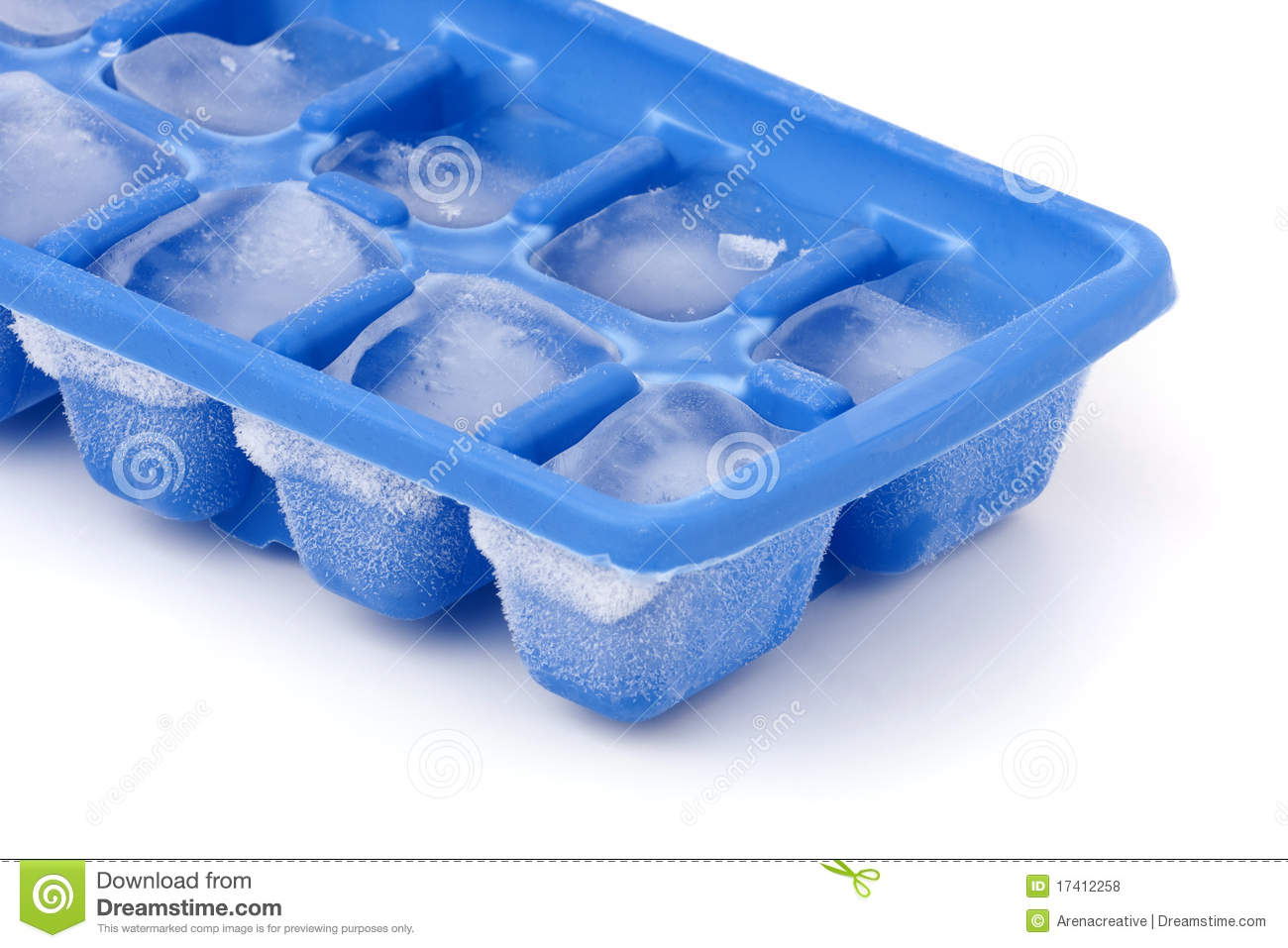 fill each box in the ice cube tray half way up with water and add a mento to each one. Then put it in the freezer over night