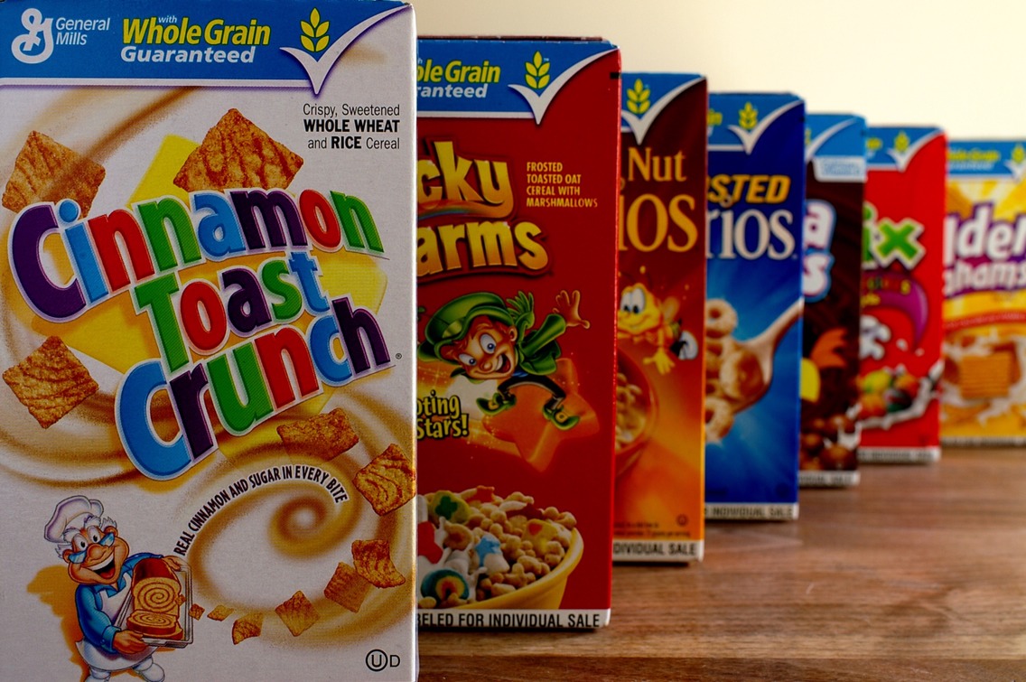 12. Sugar cereals