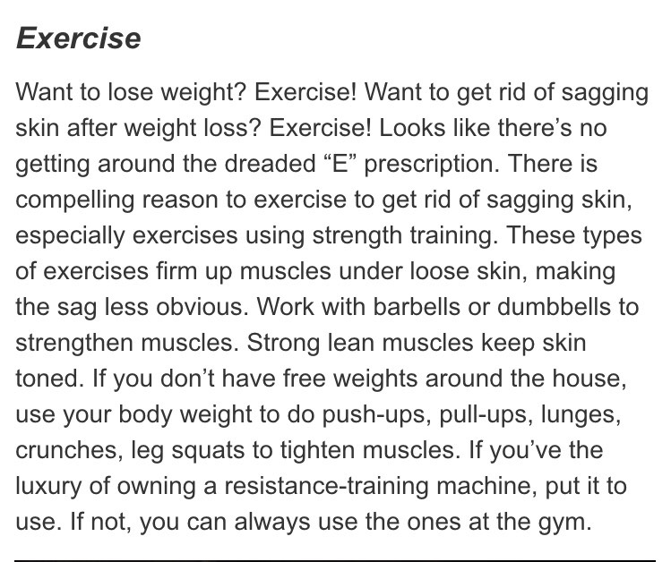 How To Get Rid Of Loose Sagging Skin After Weight Loss.