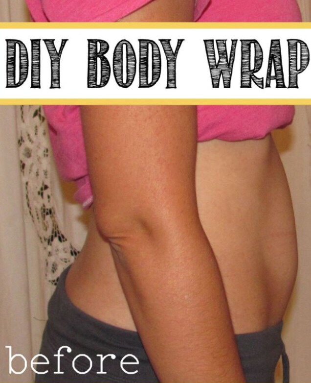 Lose 1 Inch Over Night DIY Body Wrap