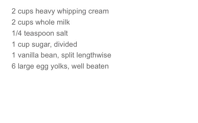 Homemade Vanilla Bean Ice Cream 