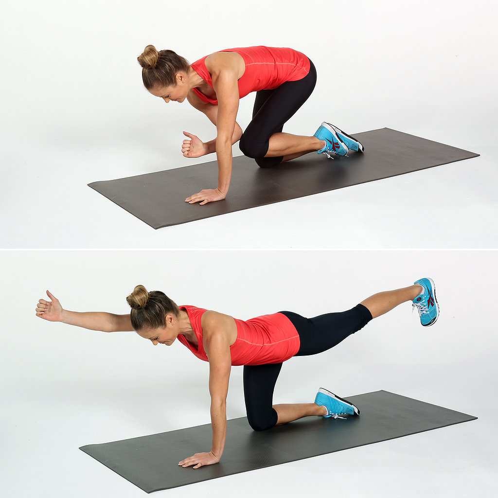 Bird Dogs
3 reps/ 8 sets