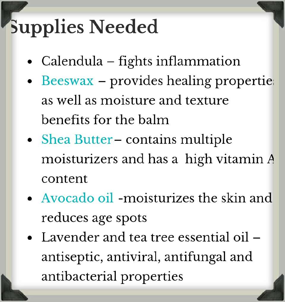 Homemade Bug Bite Balm