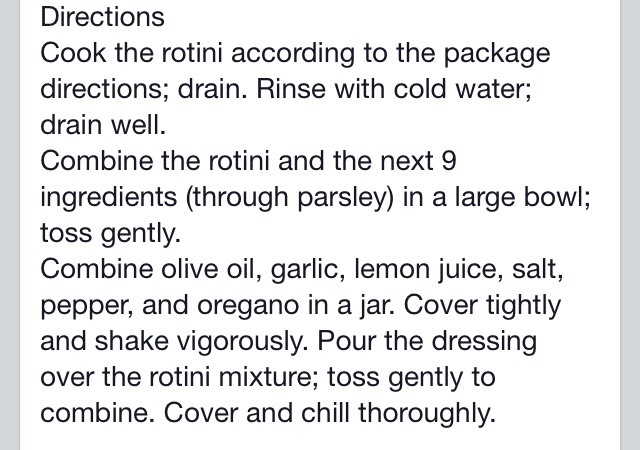 Greek Rotini Salad
