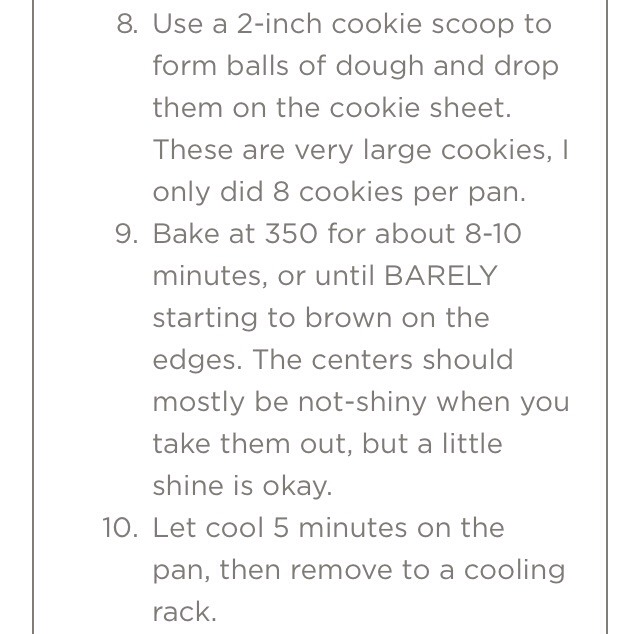 Mint Chocolate Chips Cookies 
