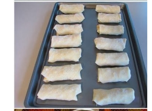 Baked Vegetable Egg Rolls Recipe!