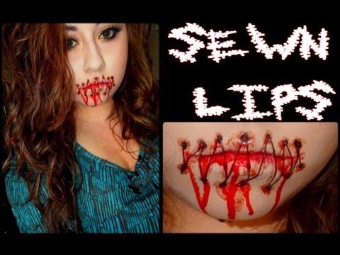 Creepy Halloween Lip Makeup Ideas
