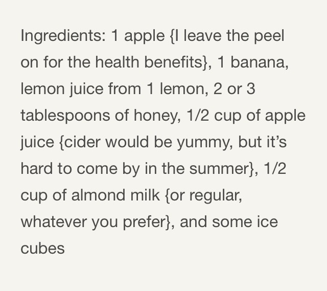 ๐๐๐ฏSuper Healthy Apple Lemon Honey Smoothie๐ฏ๐๐