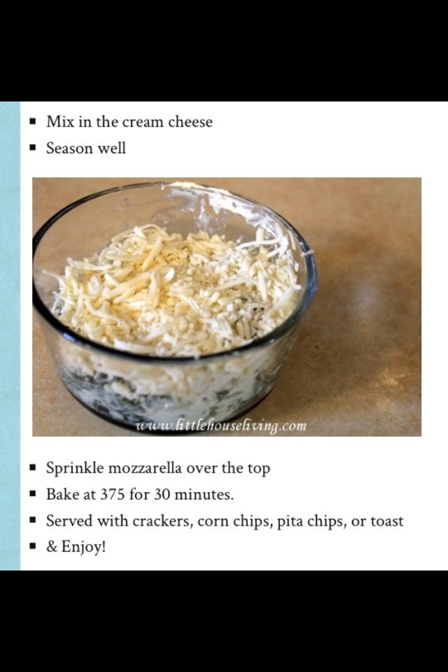 Cream Cheese Spinach Dip Recipe!! :) 