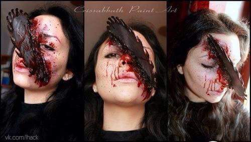 Cool Halloween Makeup. 