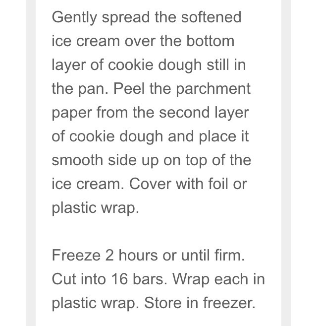 "DELICIOUS COOKIE DOUGH ICE CREAM SANDWICHES"
