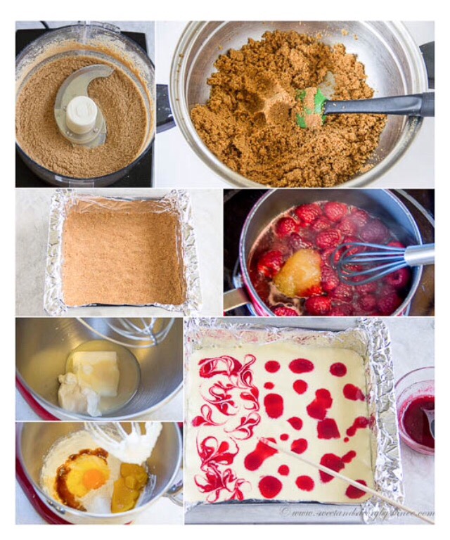 3 Different Recipes For Cheesecake Like Raspberry, Almond Raspberry And Lemon...so Yummy............