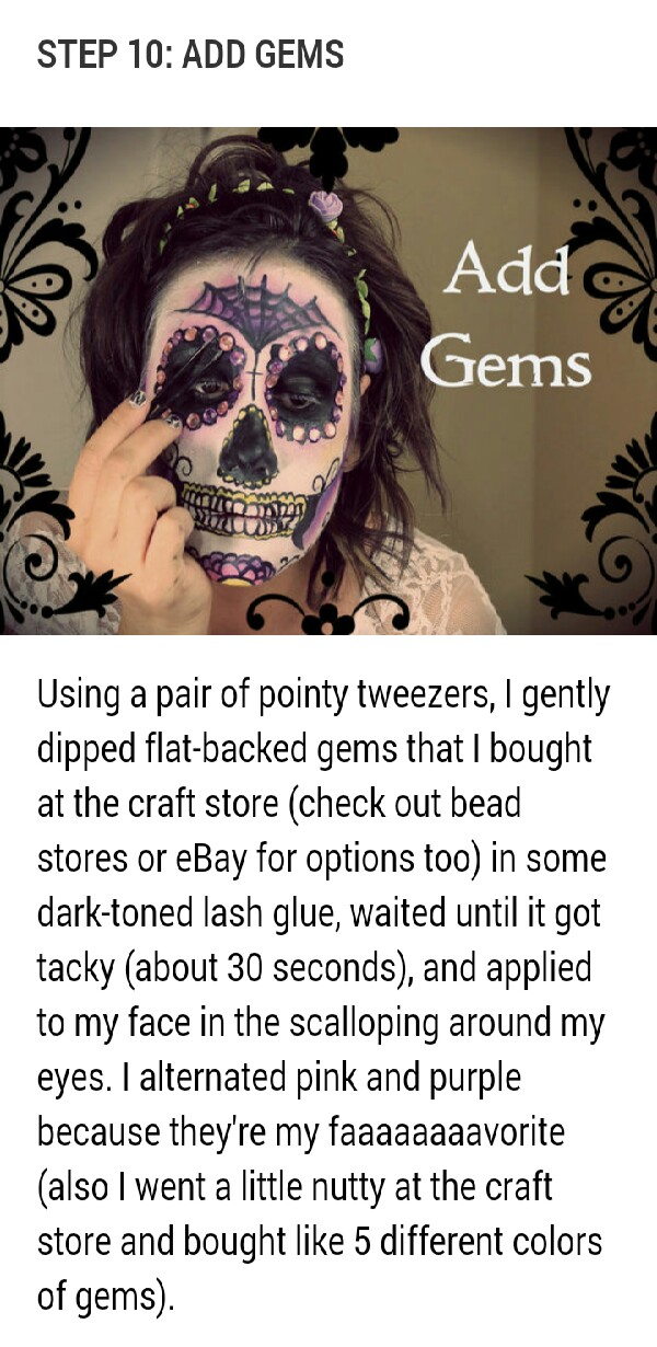 Sugar Skull Makeup Tutorial!! Just In Time For Halloween!! #tipit