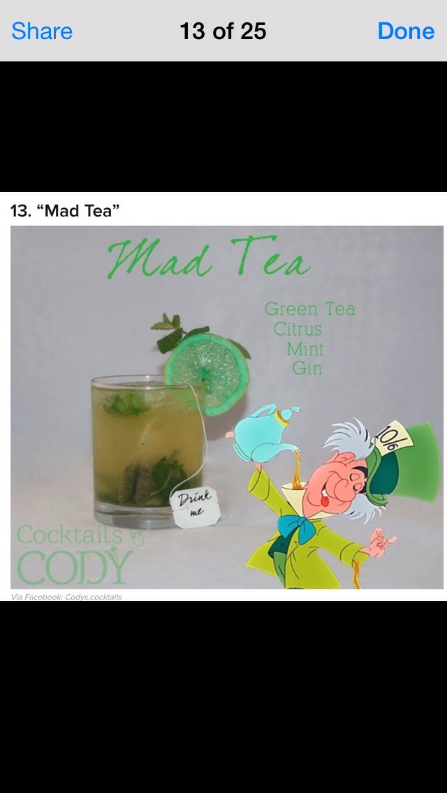 Disney cocktails 🍹
