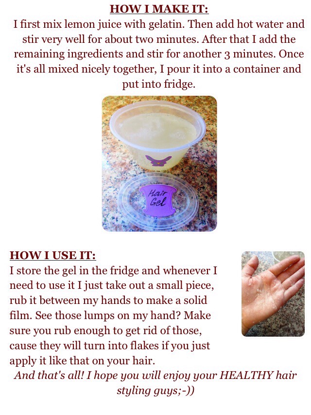" DIY Hair Styling Gel That Treats Ur Hair!💇