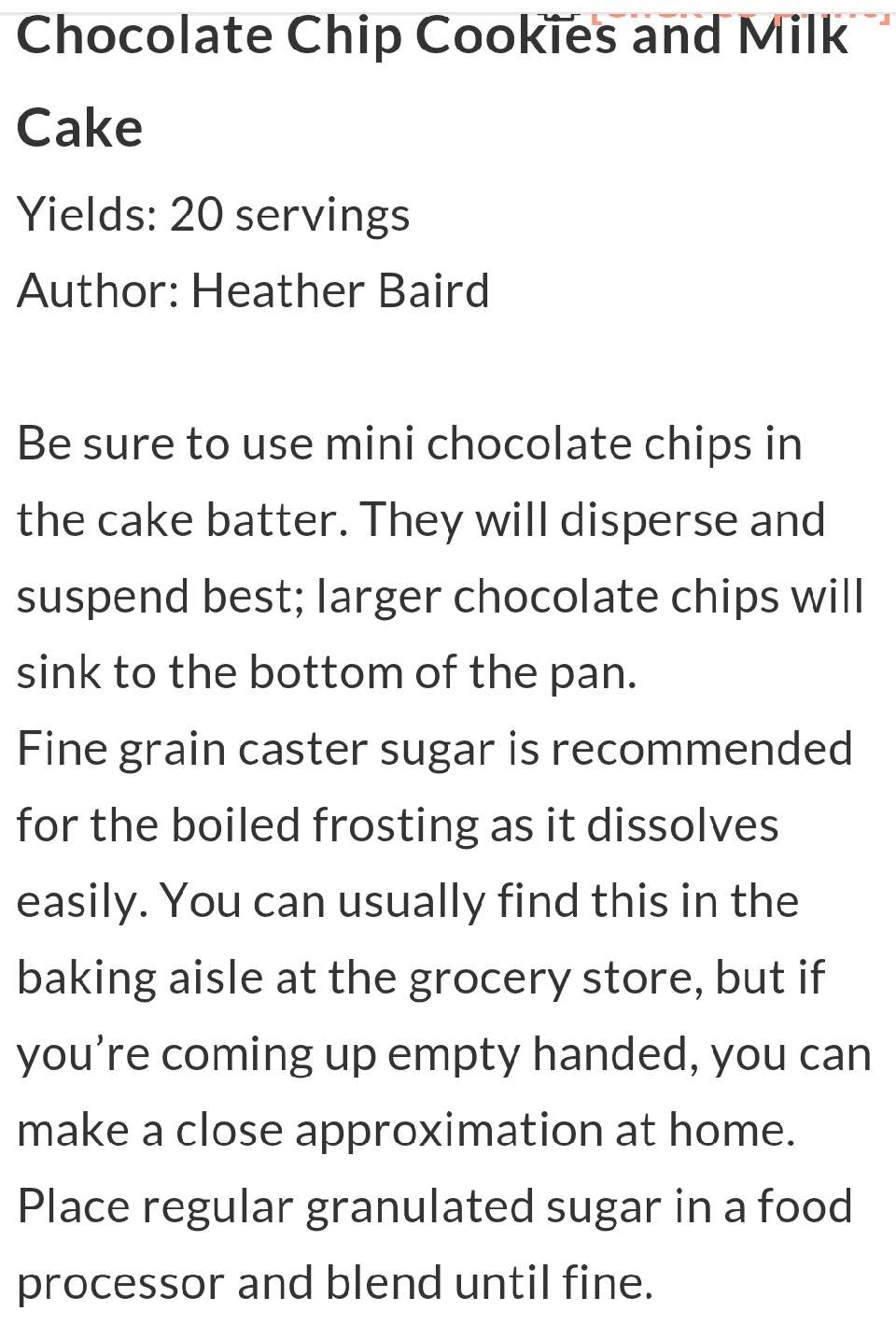 Chocolate Chip Cookie Dough Cake!