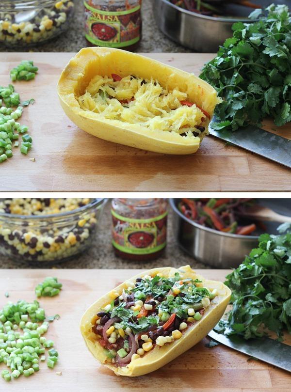 Spaghetti Squash Burrito Bowls