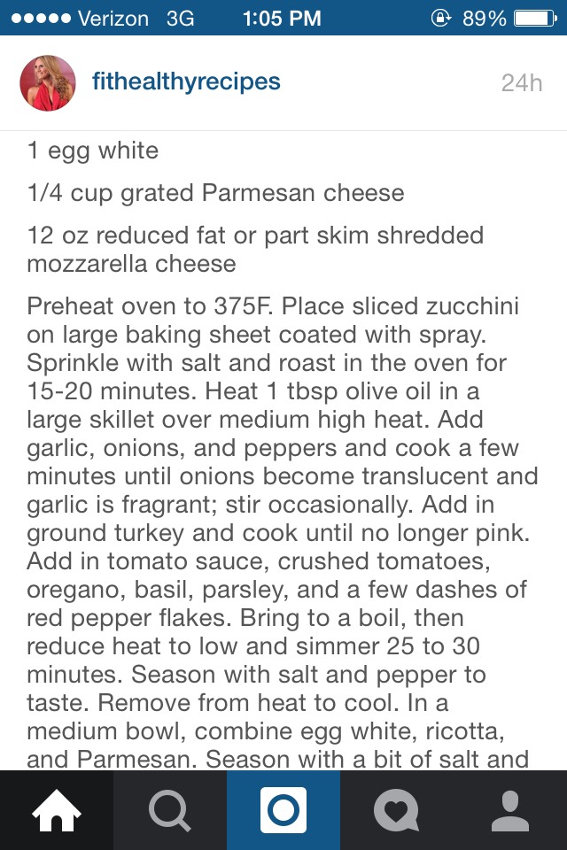 Low Fat Zucchini Lasagna With Spicy Turkey Meat Sauce 